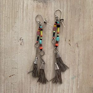 Gas Bijoux earrings set silver with beads